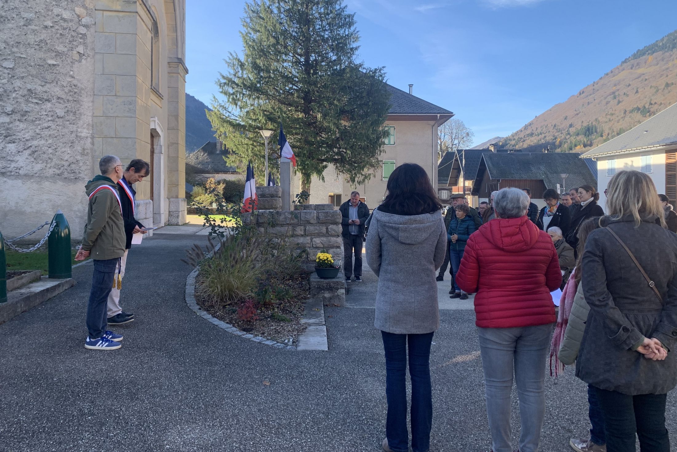 Cérémonie d'hommage aux morts pour la France